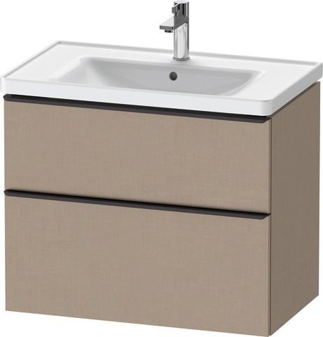 Duravit D-Neo Waschtischunterbau wandhängend Leinen Matt 784x452x625 mm - DE43550BD750000