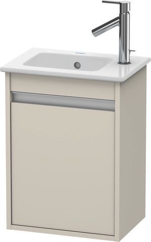 Duravit Ketho Waschtischunterbau wandhängend Taupe Matt 400x285x550 mm - KT6417L9191