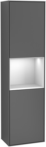 Villeroy & Boch Hochschrank Finion F46 418x1516x270mm mit Beleuchtung FK/RE/AP: HJ/HG/-