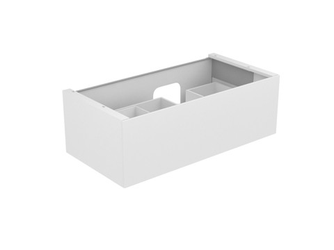 Keuco Waschtischunterschrank Edition 11 31254, 1 Front-Auszug Bel., anthrazit/Glas anthrazit, 312541 31254110100