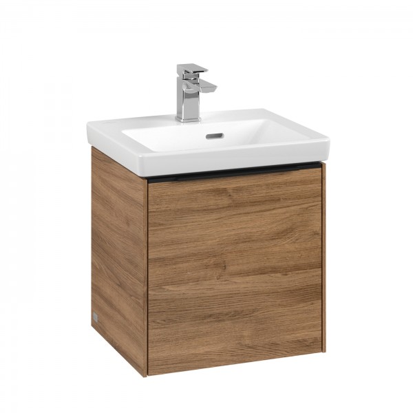 Villeroy & Boch Subway 3.0 Waschbeckenunterschrank, 1 Tür, 423 x 432 x 361,5 mm, Kansas Oak / Kansas