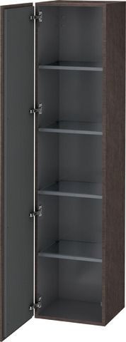 Duravit L-Cube Hochschrank Eiche dunkel gebürstet Matt 400x363x1760 mm - LC1180L7272