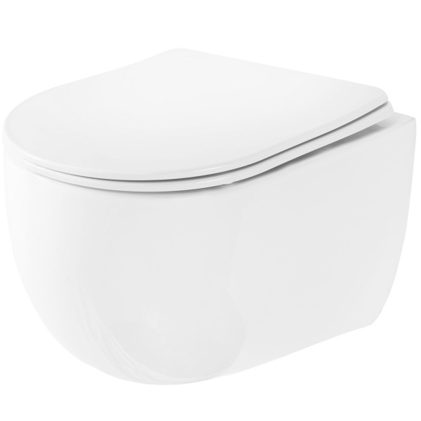 Neuesbad Wand-WC Set spülrandlos (rimless) Olivier
