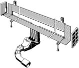 Viega Wandablauf Advantix Vario, 4967.10 in 300-1200mm Kunststoff