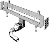 Viega Wandablauf Advantix Vario, 4967.10 in 300-1200mm Kunststoff