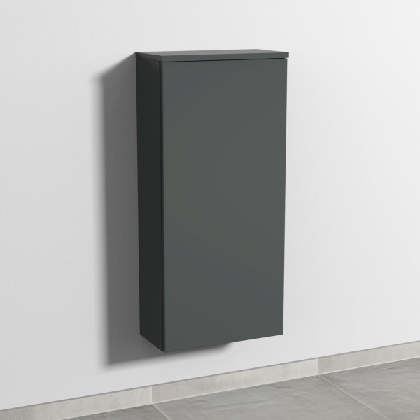 Sanipa 3way Mittelschrank mit 1 Tür, Anthrazit-Matt, SM17122