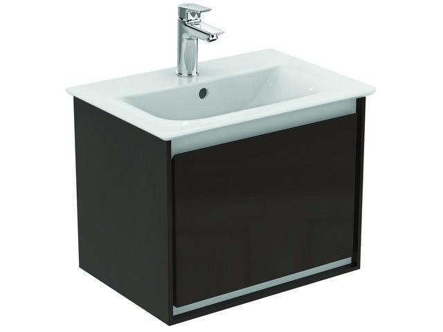 Ideal Standard Ersatzteil Schubladenfront CONNECT AIR, f. WTU 500mm, Braun matt u. Weiß matt, EF649V EF649VY