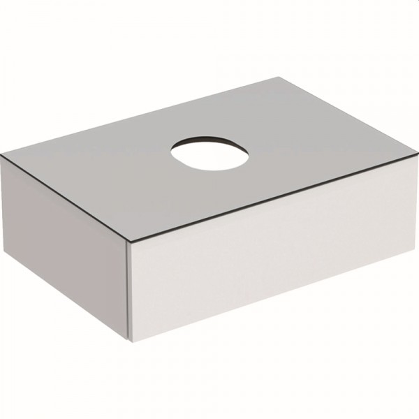 Geberit VariForm Unterschrank für Aufsatzwaschtisch, m. 1 Schublade 75x23,5x51cm, weiß lackiert matt