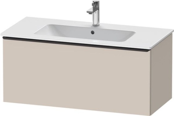 Duravit D-Neo Waschtischunterbau wandhängend Taupe Matt 1010x462x440 mm - DE42630BD910000