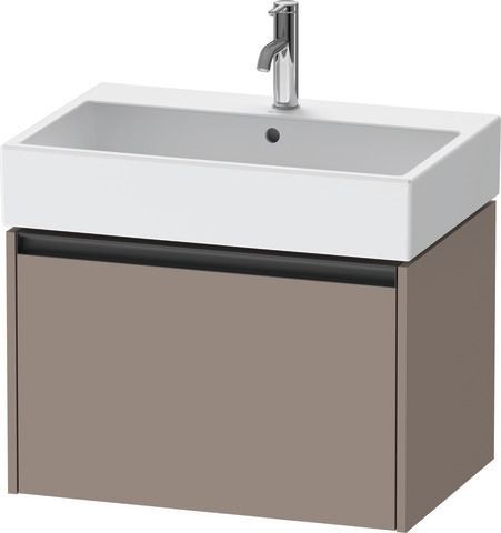 Duravit Ketho.2 Waschtischunterbau wandhängend Basalt Matt 684x460x440 mm - K25076043430000