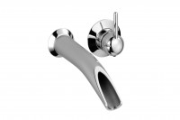 Villeroy & Boch Villeroy & Boch Waschtisch-Wand-Einhandbatterie SOURCE flow Bausatz Endmontage 240 mm chrom