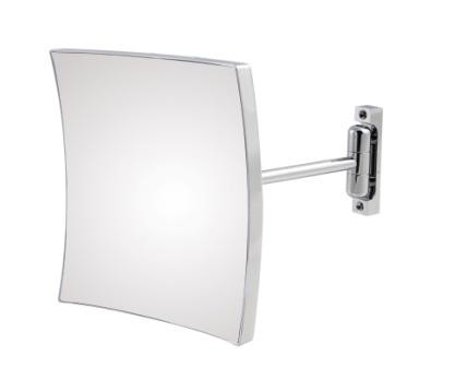 Koh-I-Noor QUADROLO HOTEL Einfacher Arm 20x20x31, Chrom, H63/1KK3