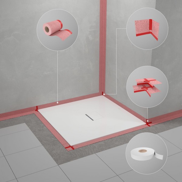 Villeroy & Boch Dichtsystem Sopro alle Duschwannen