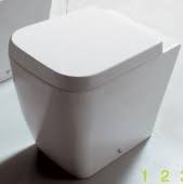 Globo Space STONE/CLASSIC SS 001 Stand-WC 35 x 36 x 43 cm weiss glänzend