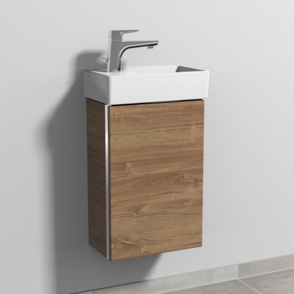 Sanipa 3way Waschtischunterbau zu Villeroy & Boch Avento Waschtisch mit 1 Tür, Eiche-Kansas