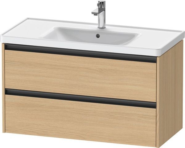 Duravit Ketho.2 Waschtischunterbau wandhängend Natur Eiche Matt 984x455x549 mm - K25284030300000