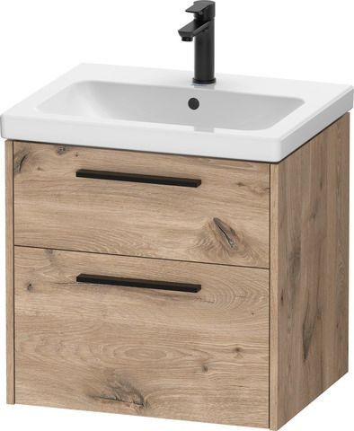 Duravit D-Code Waschtischunterschrank wandhängend Schubk. 2,