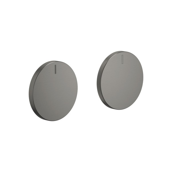 Dornbracht Set Griffeinsatz warm & kalt CYO 11283811 Dark Platinum gebürstet