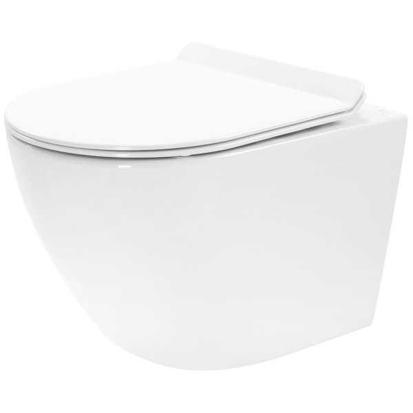 Neuesbad Wand-WC Set spülrandlos (rimless) Wc Carter 24cm spülrandlos (rimless)