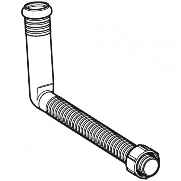 Geberit Überlaufbogen lang Uniflex PushControl