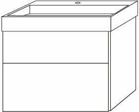 Sanipa Waschtischunterbau mit Auszügen 3way