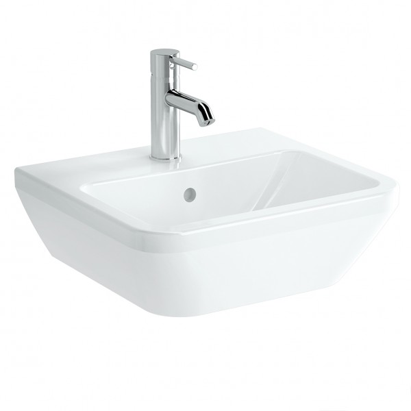 Vitra Integra Handwaschbecken 45 cm eckig Weiß, 7047B403-0001