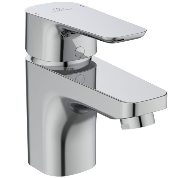 Ideal Standard Waschtischarmatur 130 Ceraplan III, m.Ablaufgarnitur , Ausladung 99mm, Chrom, B0700AA