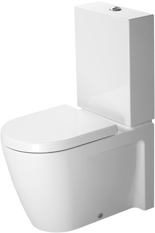 Duravit Starck 2 Stand WC für Kombination Weiß Hochglanz 630 mm - 2145090000