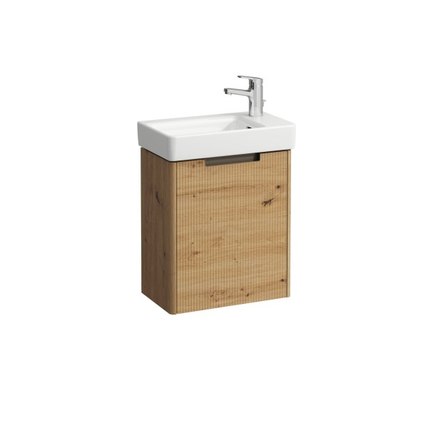 LAUFEN Waschtischunterschrank JUNA 262x454x522 1 Tür m. Griffmulde f.WT H815954 wildeiche, H41145210