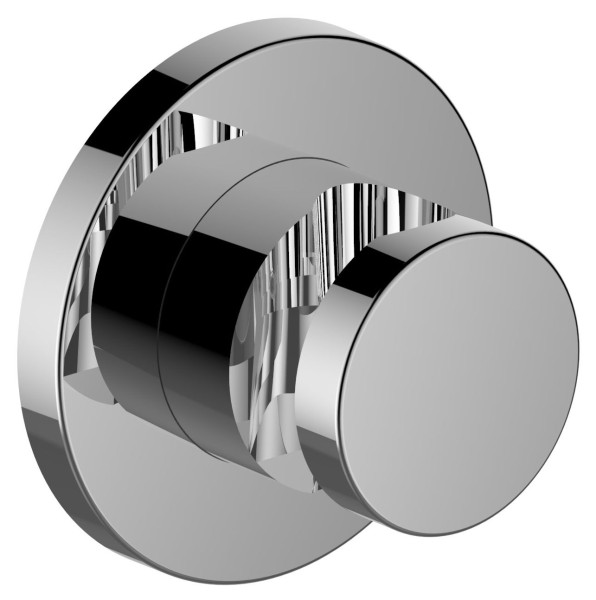 Keuco Wandbrausehalter IXMO 59591, Nickel gebürstet, Rosette rund, 59591050001