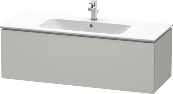 Duravit L-Cube Waschtischunterbau wandhängend Betongrau Matt 1220x481x400 mm - LC614300707