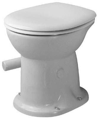 Duravit Duraplus Stand WC Weiß Hochglanz 460 mm - 01800100001