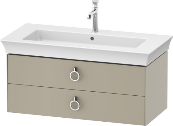 Duravit White Tulip Waschtischunterbau wandhängend Taupe Seidenmatt 984x458x410 mm - WT4352060600010