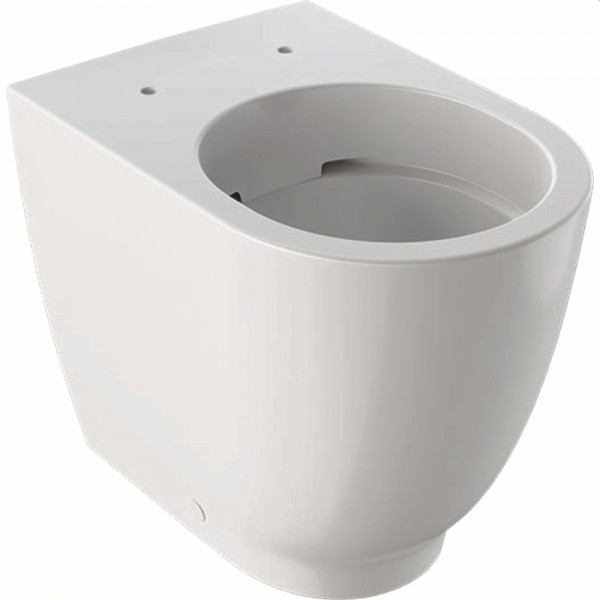 Geberit Acanto Tiefspül-WC, spülrandlos, 6l bodenst., Abg. waagr., weiß, 500602012