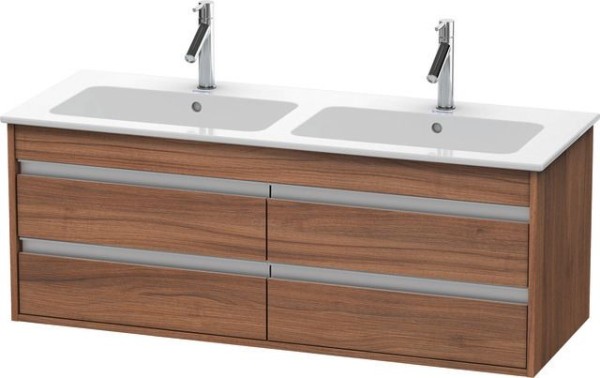 Duravit Ketho Waschtischunterbau wandhängend Nussbaum Matt 1270x475x480 mm - KT643307979