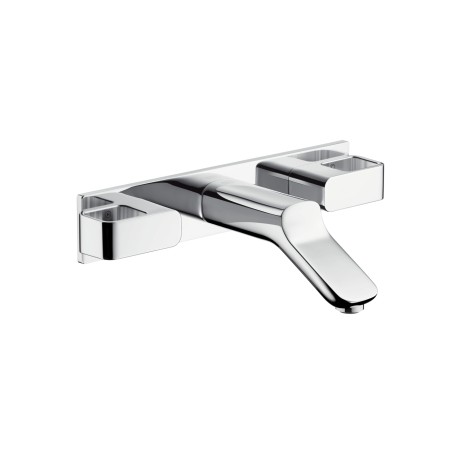 Hansgrohe 3-Loch WTA Axor Urquiola Wand chrom mit Platte u.kurzem Auslauf, 11042000