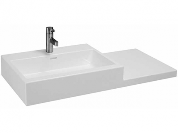 Laufen Waschtisch Living City 1000x460, weiß, mit Ablage rechts (40cm