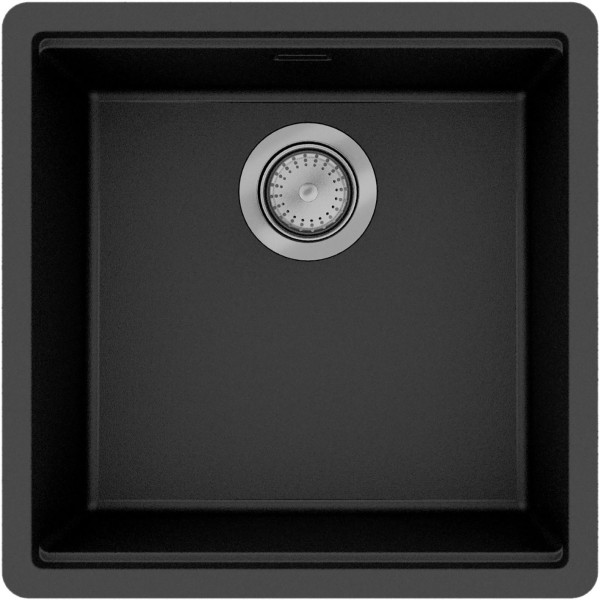 Hansgrohe Einbauspüle S530-F400 manuelle Ablaufgarnitur graphitschwarz, 43361170