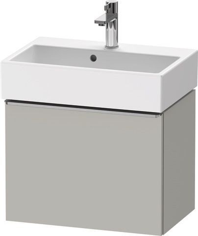 Duravit D-Neo Waschtischunterbau wandhängend Betongrau Matt 584x372x440 mm - DE4229070070000