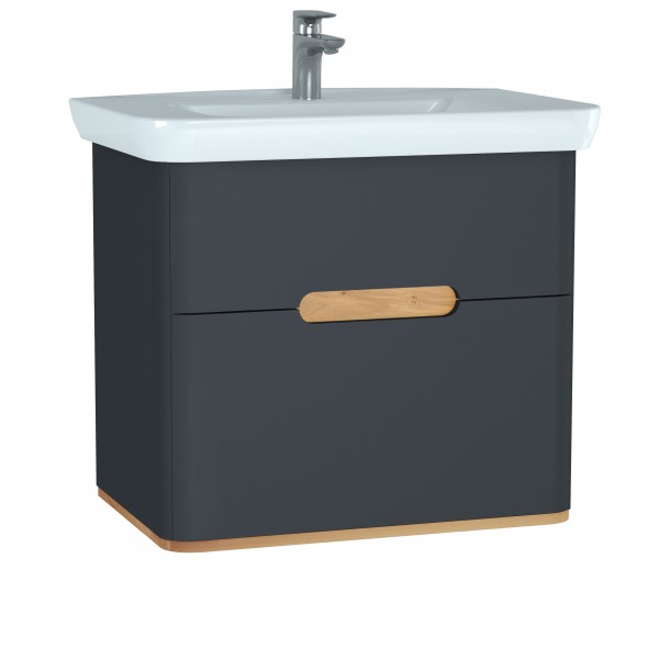 Vitra Sento Set 78 cm, 2 Laden, Anthrazit Matt, 60836