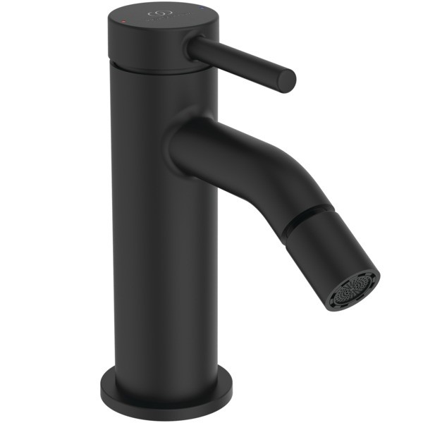 Ideal Standard Bidetarmatur Ceraline Nuovo Ausladung 105mm o.Ablaufgarnitur Silk Black, BD849XG