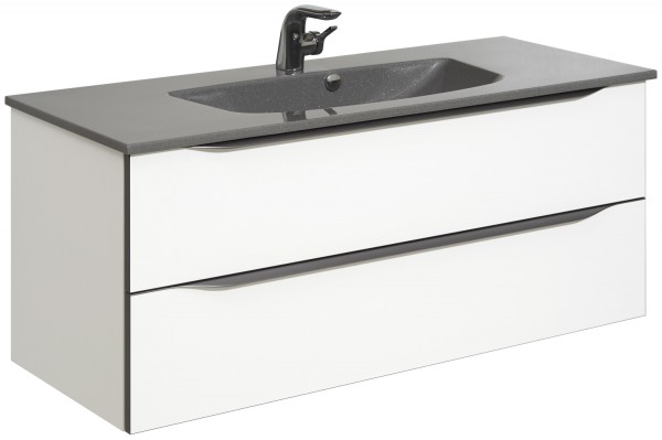 Pelipal Serie 6025 Mineralmarmor-Waschtisch MMWT70-1170-GM, B:1170, H:17, T:480mm
