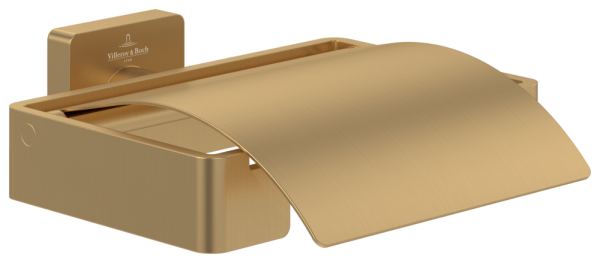 Villeroy & Boch Toilettenpapierhalter mD Elements - Striking 131x115x45mm Brushed Gold