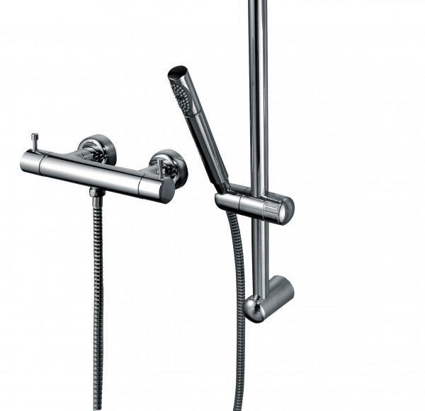 KAJA Ipuri-Thermostat Brausebatterie mit Ipuri-Brausegarnitur, chrom