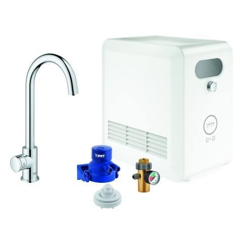 GROHE Blue Professional Mono StarterKit 31302 C-Auslauf Bluetooth/WIFI chrom, 31302002