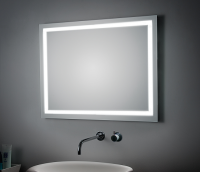 KOH-I-NOOR T5 Spiegel mit KOH-I-NOOR T5 Spiegel mit perimetraler Beleuchtung 45919, B: 90 cm, H: 70 cm