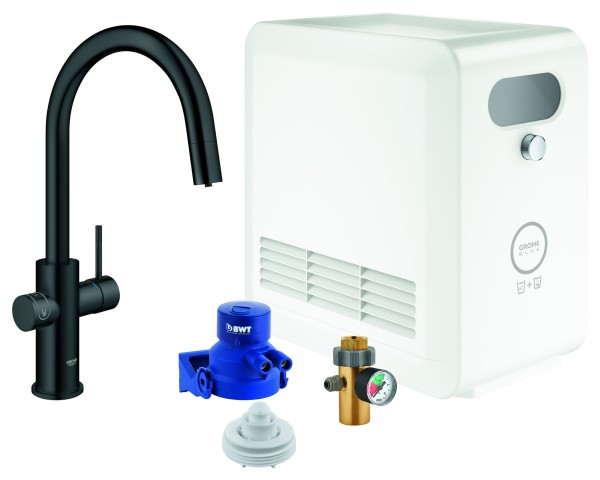 GROHE C-Auslauf Set GROHE Blue Professional 31325_2 C-Ausl.azb. BT/WIFI velvet black, 31325KS2