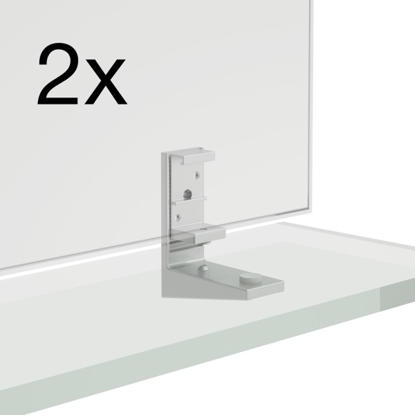 LAUFEN Spiegelfixierungsadapter 3St. Frame25 Fixierung am Spiegel schwarz matt