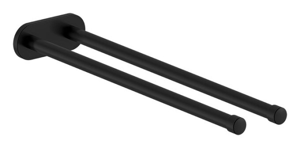 Damixa Handtuchhalter doppelt 400mm, schwarz matt, 483426100