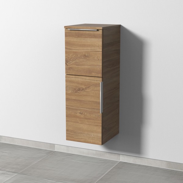 Sanipa 3way Mittelschrank mit 1 Tür und 1 Auszug, Eiche-Kansas, UM12459